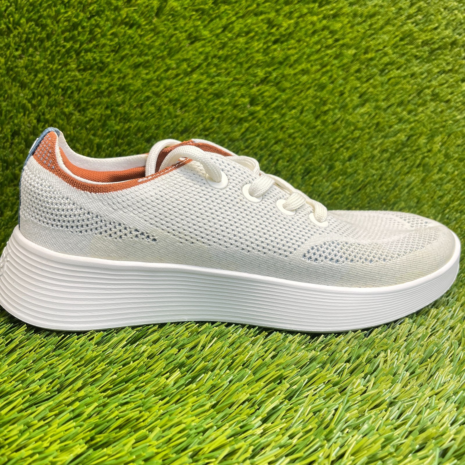 Allbirds Tree Runner Go Womens Size 10 White Athletic Running Shoes Sneakers
