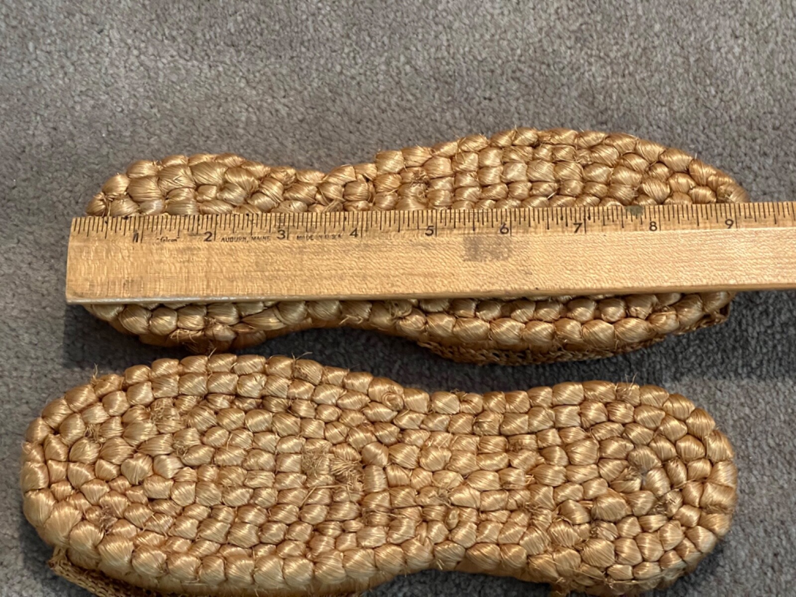 Vintage 1940’s Hand Woven Women’s Sandals from the Philippines