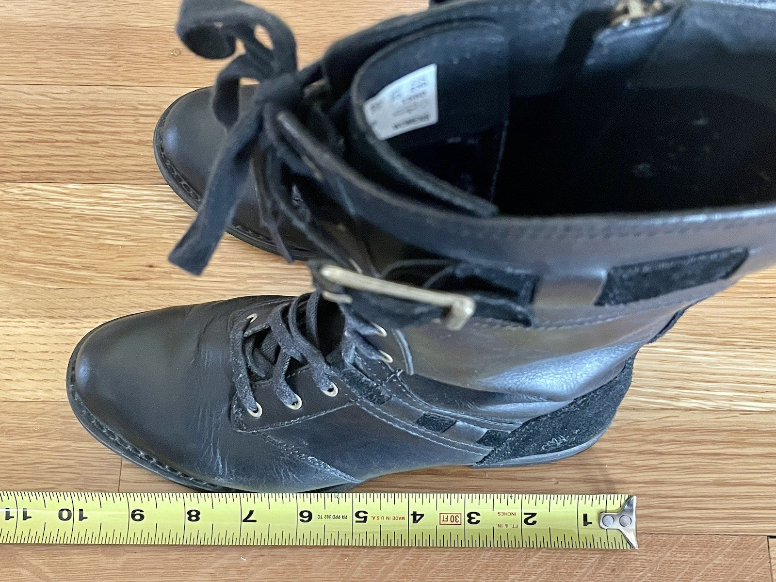 TIMBERLAND Earthkeepers Black Leather Savin Hill Boots 8543R Women Size 6