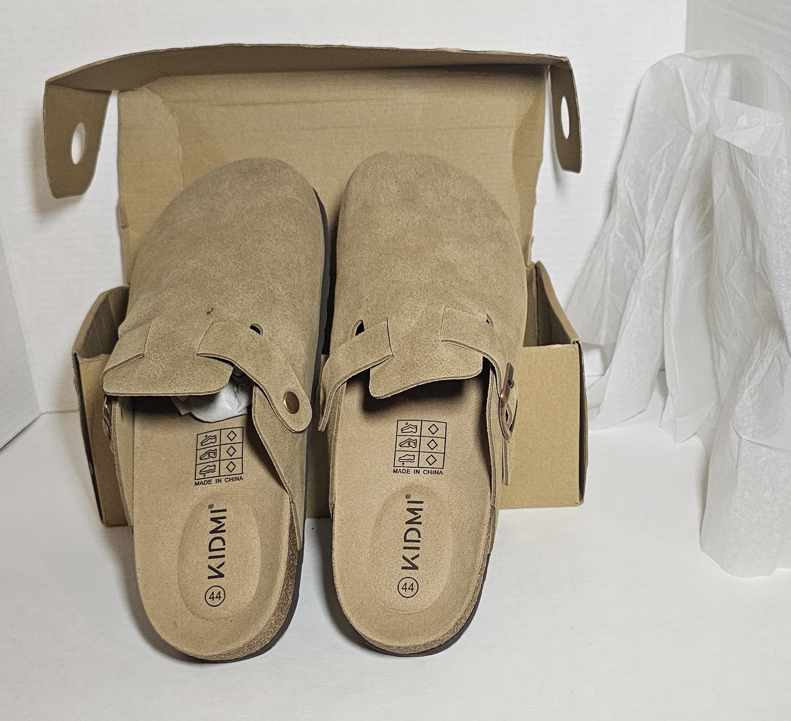 KIDMI Genuine Suede Clogs for Women