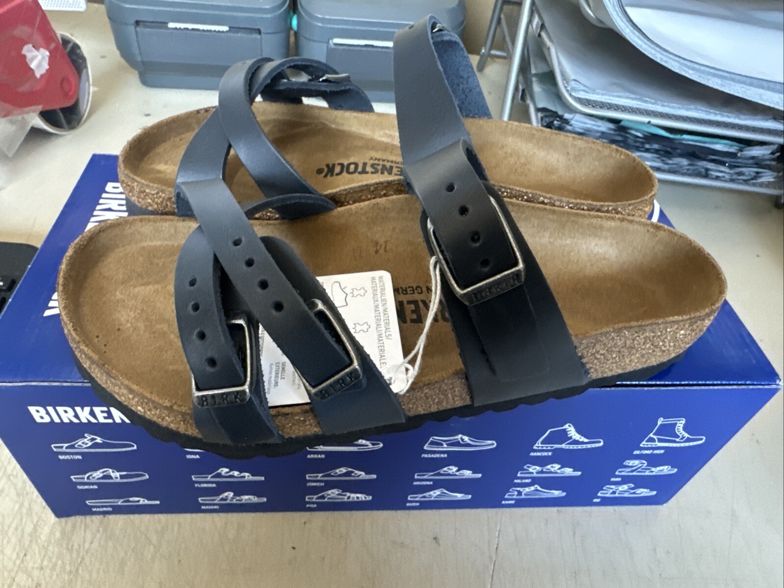 PICK – Birkenstock Women’s Franca BLUE Natural Cork Footbed Regular Fit Sandal