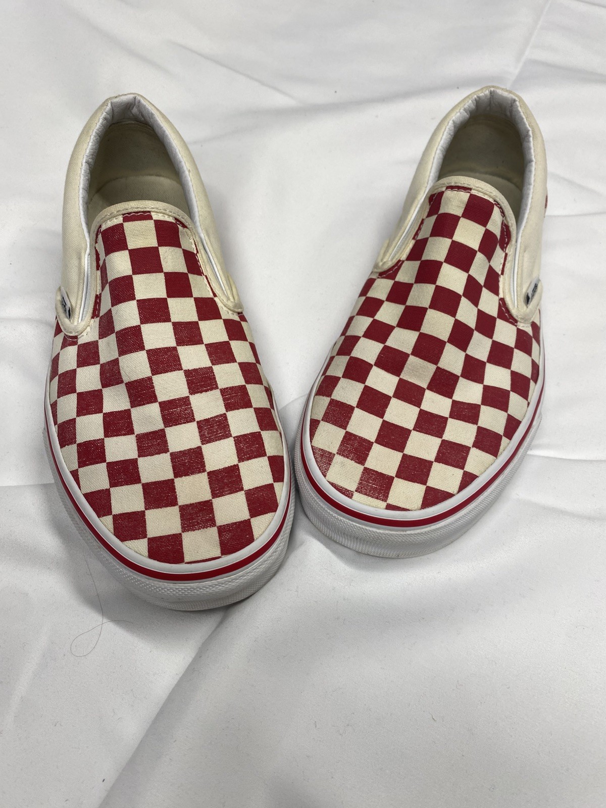 Old Skool Red/White Checkered Vans Women’s Size 10 or Men’s 8.5