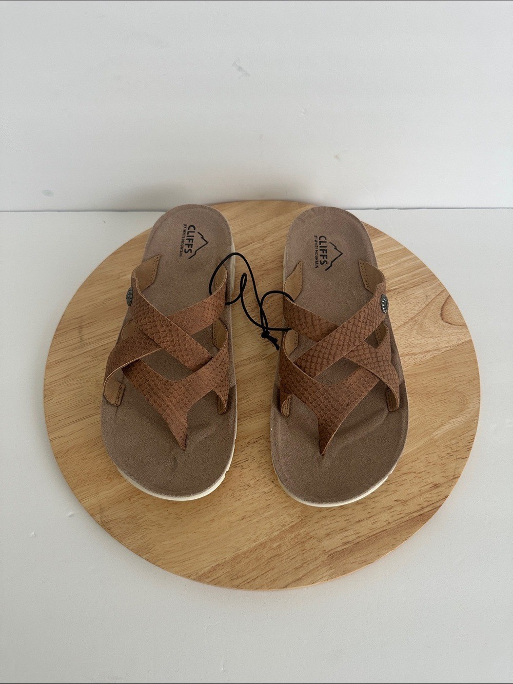Cliffs by White Mountain Womens Banksy Slide Sandals, Sz 8.5M a1604