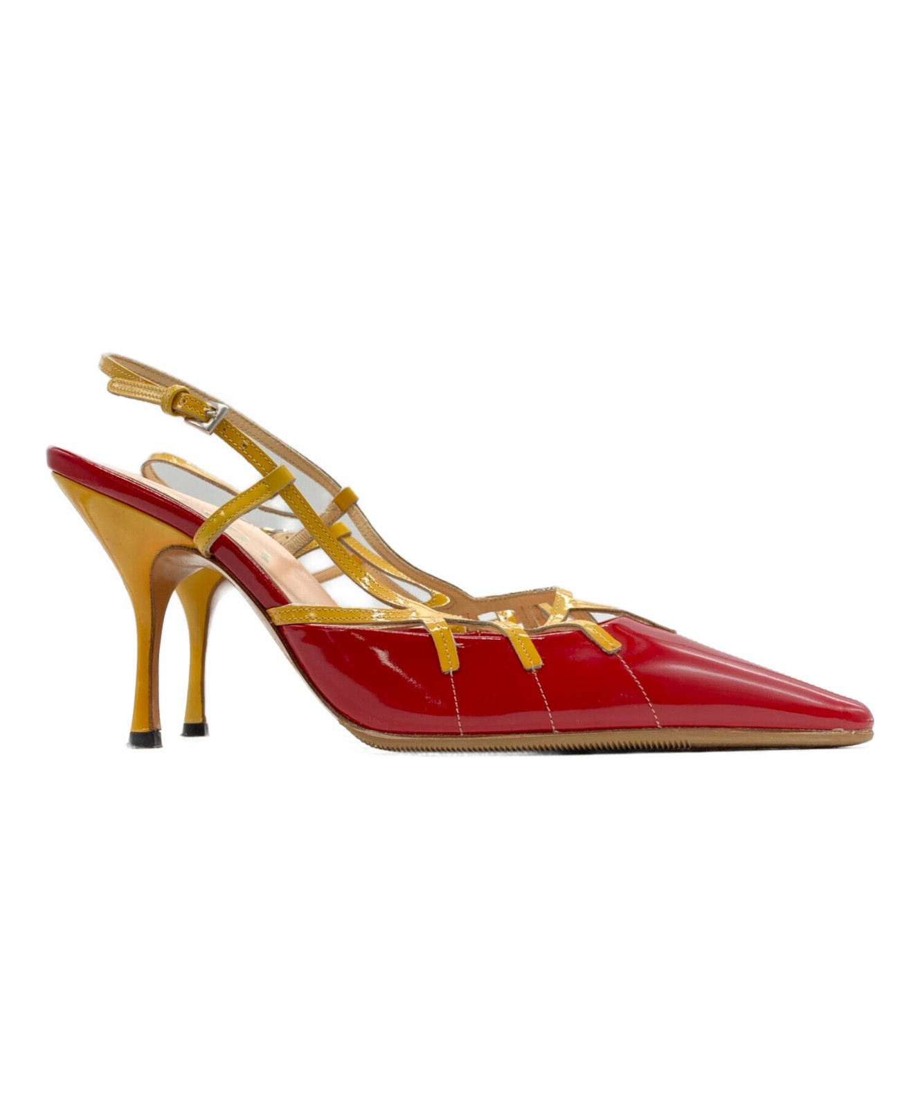 PRADA Heeled Pumps EU36 US6.5 Red