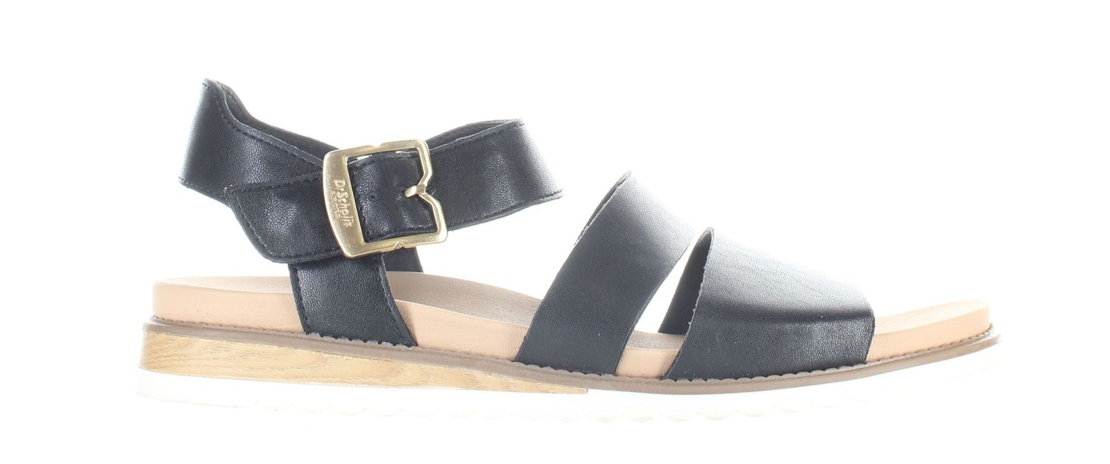 Dr. Scholl’s Womens Island Glow Black Ankle Strap Sandals Size 6.5 (7687794)