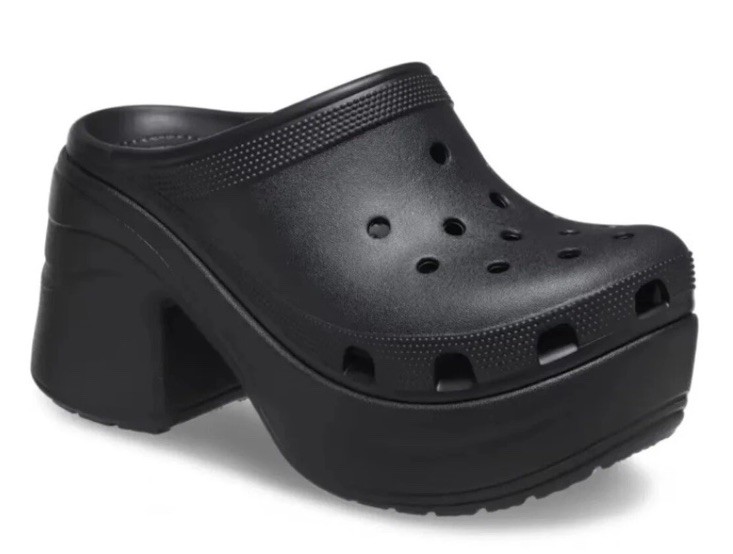 Crocs Siren Clog (size M11/W12) Black Chunky Heel Platform Women’s Size 12 NEW