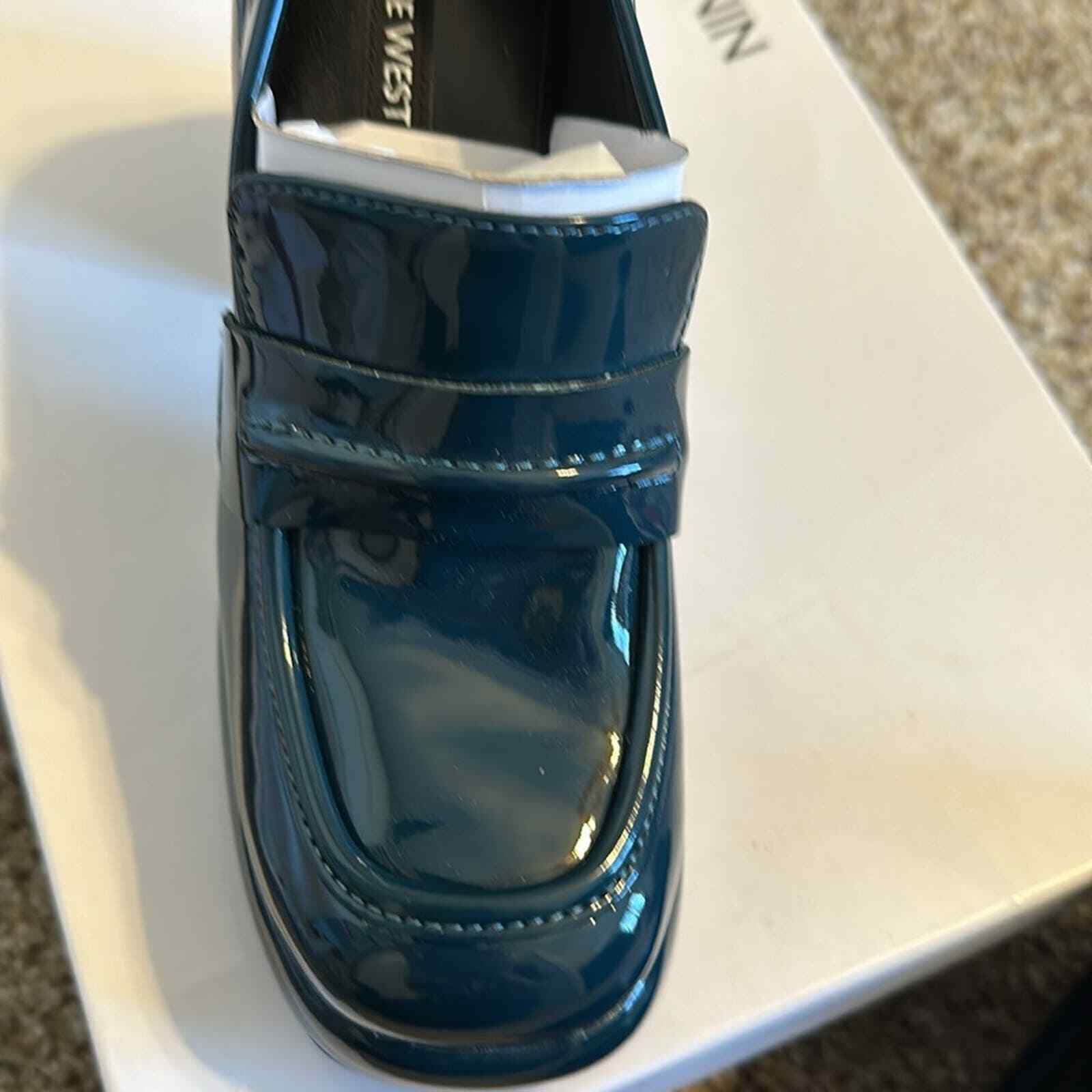 NIB-Nine West Square Toe Casual Style Street Style Plain Block Heels