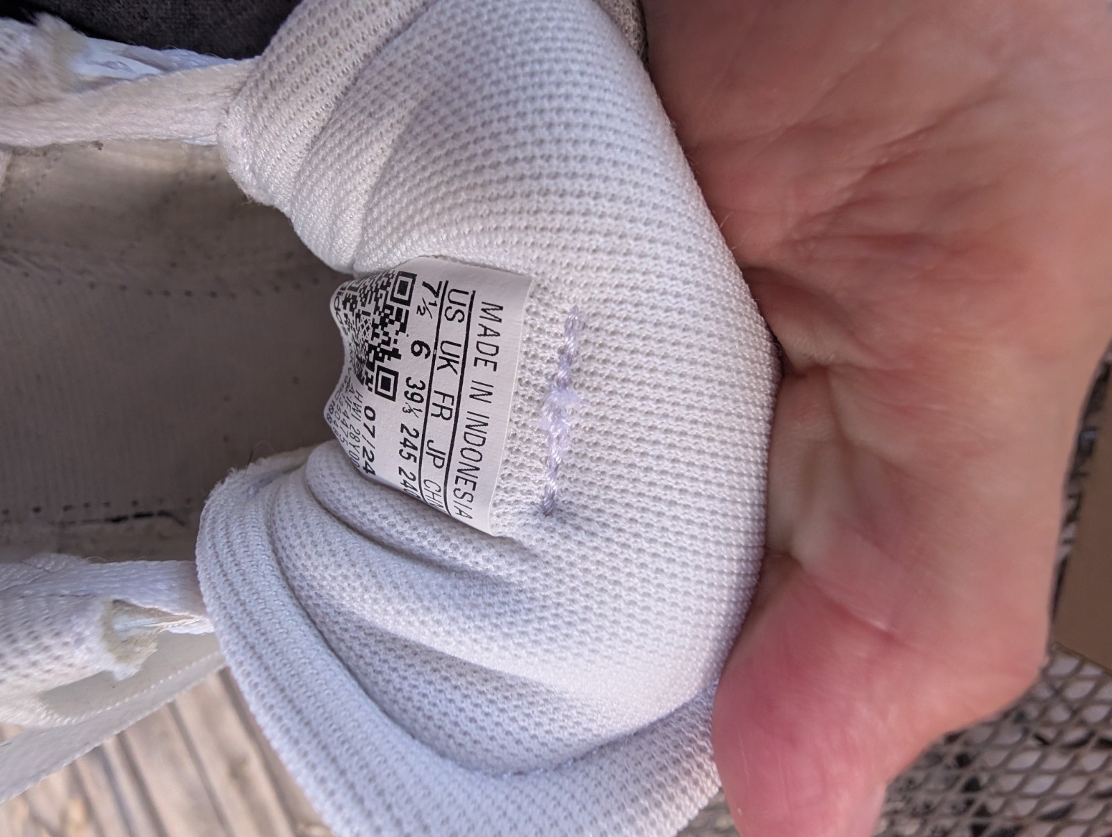 Adidas Court 3.0 White/Gray Leather Low Top Athletic Sneaker women’s SIZE 7.5