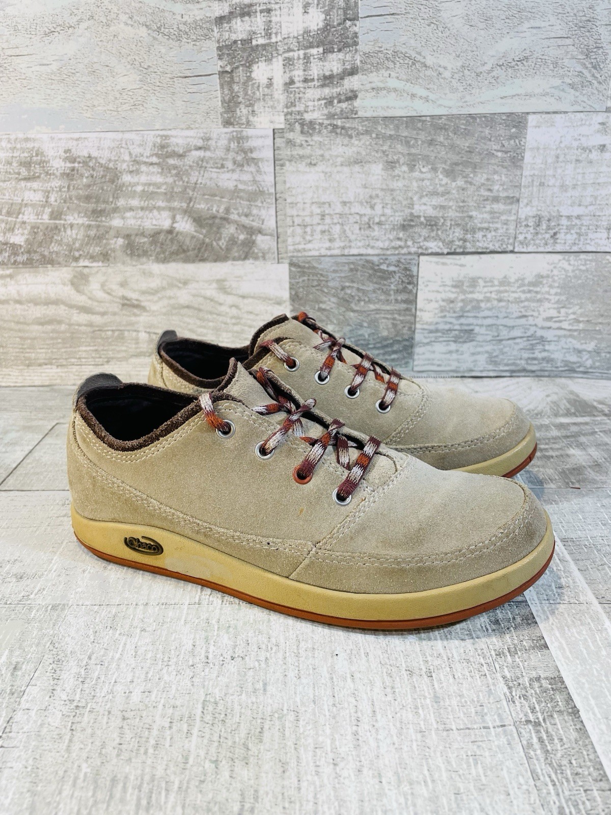 CHACO Velleda Incense Beige Suede Comfort Sneaker J103156 Women US 6