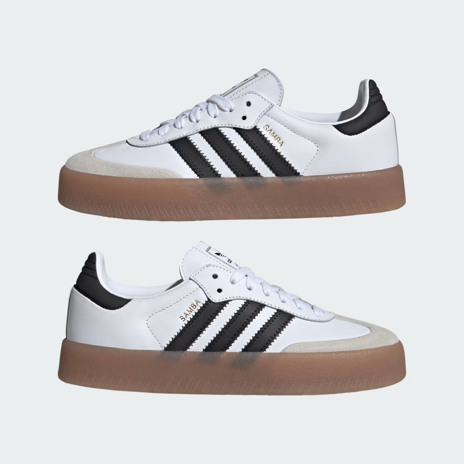 adidas Sambae White Black Originals JI1349 Shoes Women’s Size 7.0 New