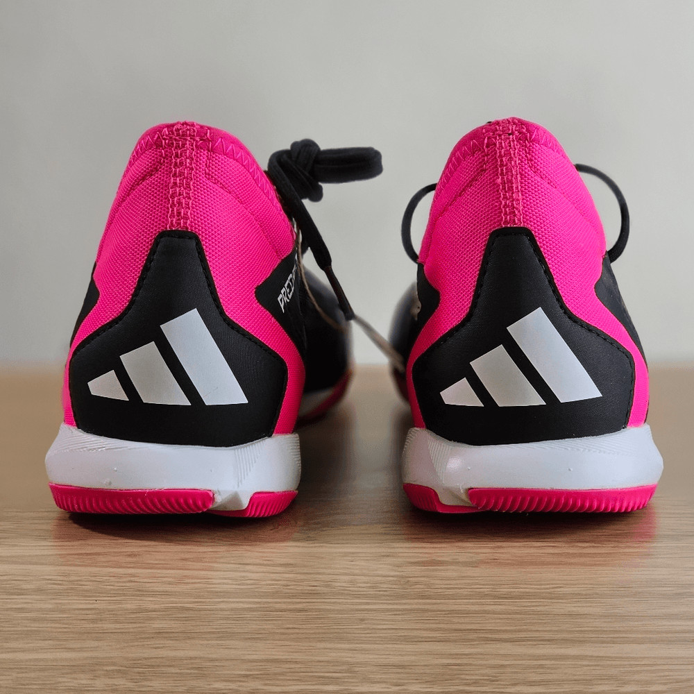 Adidas Predator Accuracy .3 Indoor Soccer Sala Shoes 10 Black Pink White GW7069