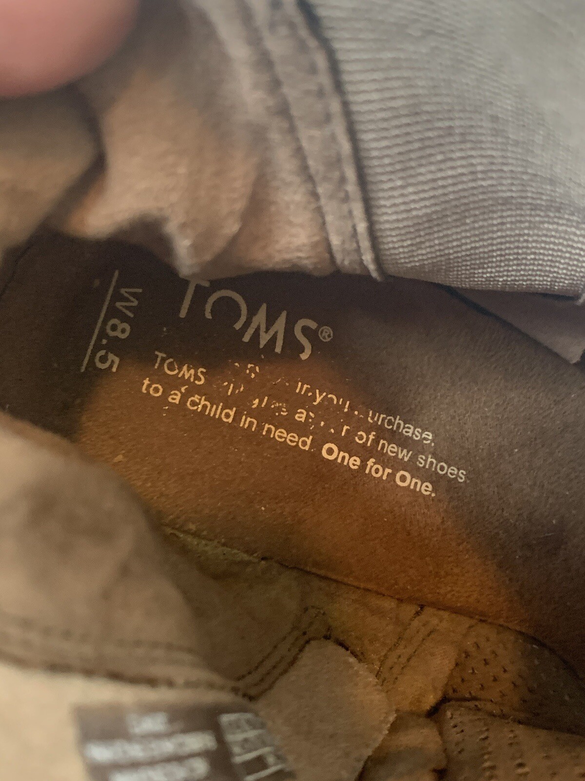 TOMS «Majorca» Perforated Peep Toe Ankle Boots Womens Size 8.5 Tan, Side Zipper