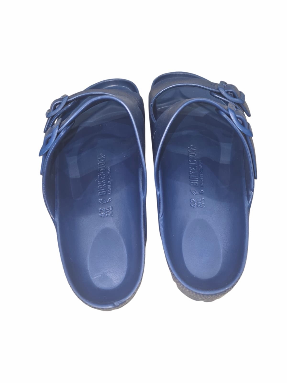 Birkenstock Arizona Essentials Eva Sandal In Ultra Blue Size 11