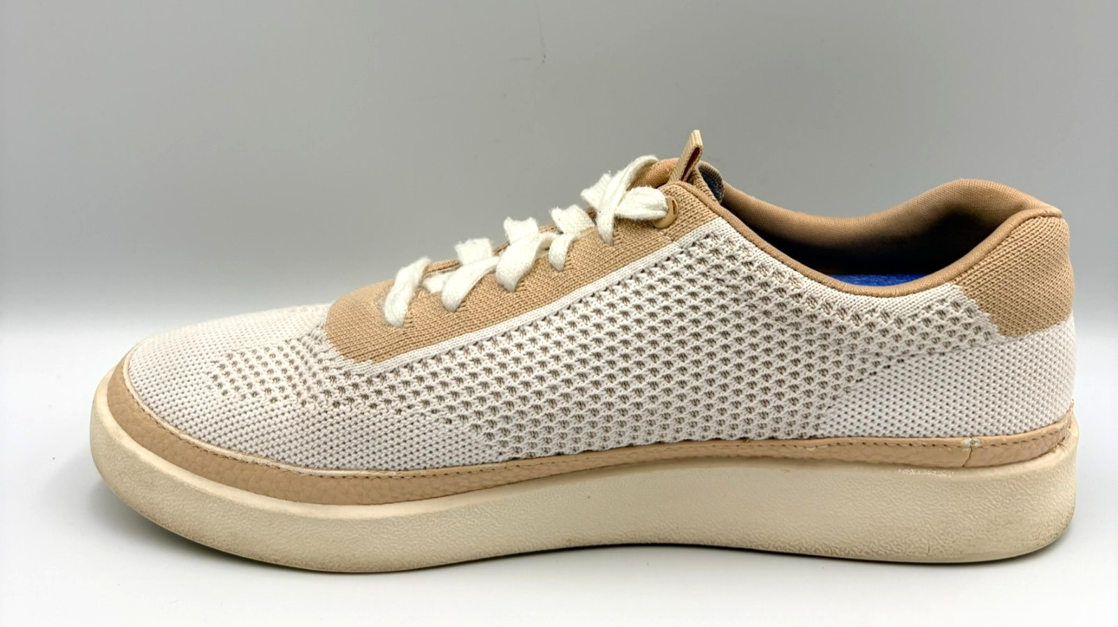 Vionic Galia Women’s Knit Sneakers Tan Comfort Casual Travel Walking Shoes SZ 9