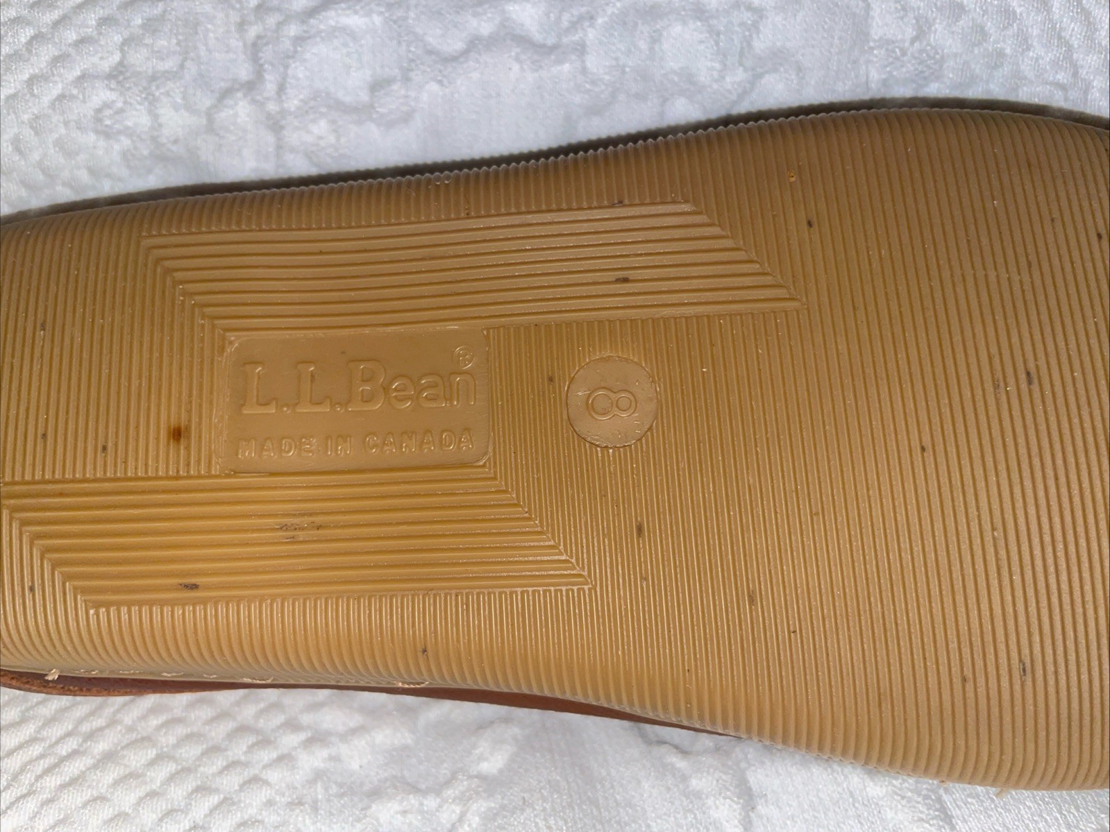 LL Bean Women’s Slippers 8M Brown Leather Buffalo Plaid Fleece Lined Slip On