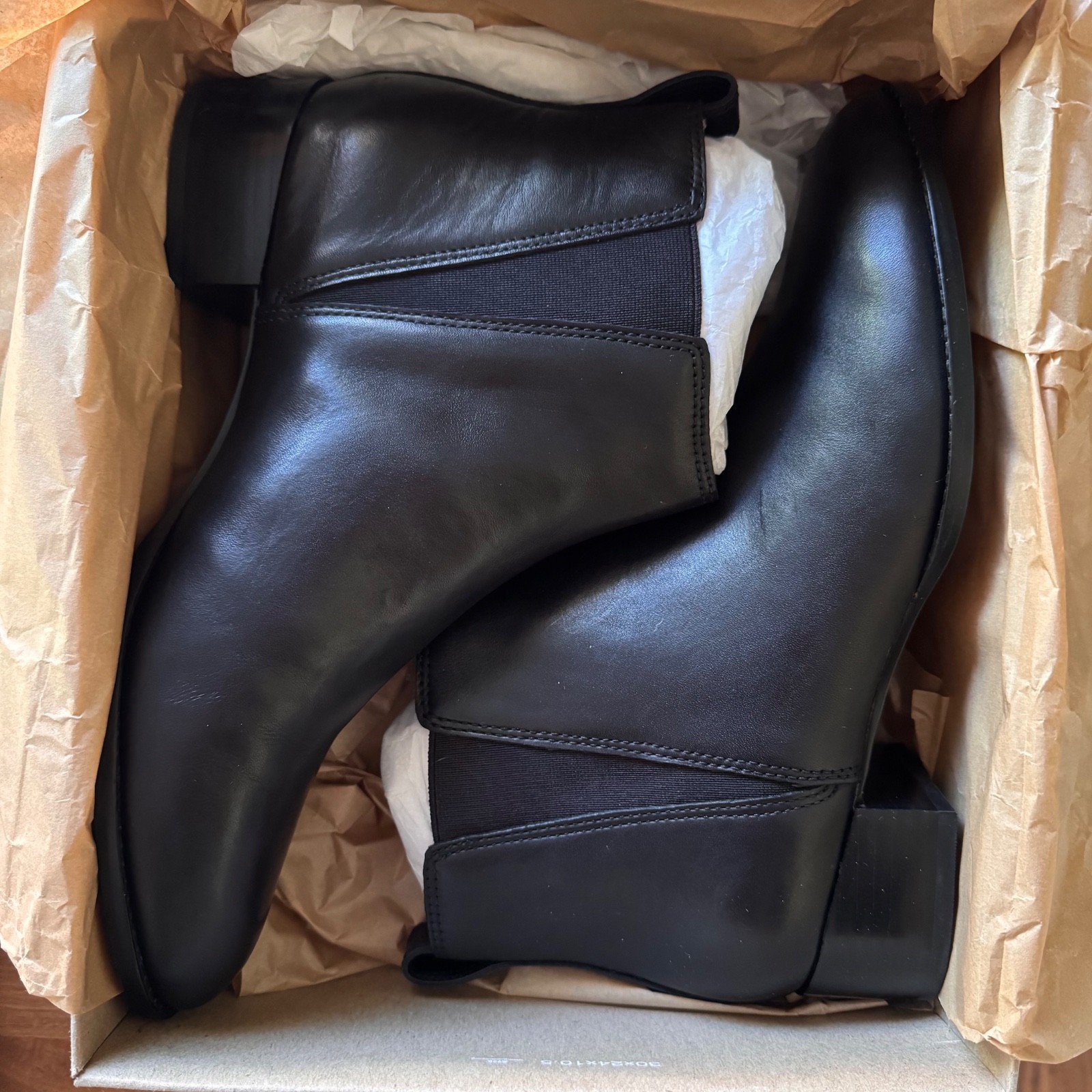 Madewell The Carina Boot Booties AA185 Black Leather Women Sz 9.5 US NEW IN BOX