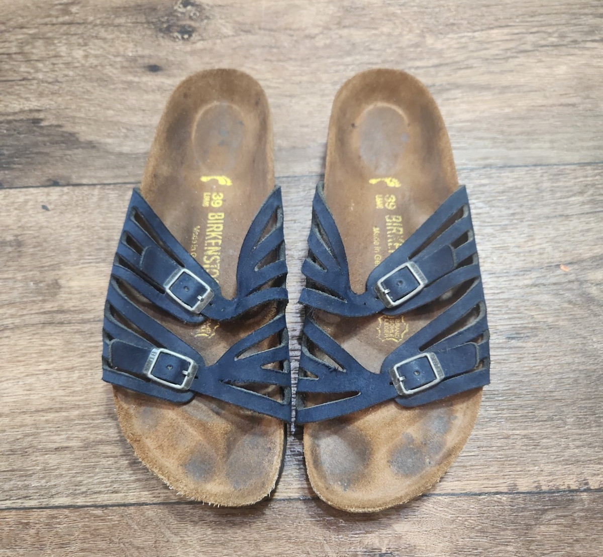 Birkenstock Granada Blue Buckle Strap Sandals Women’s EU 39/ US 8 NARROW