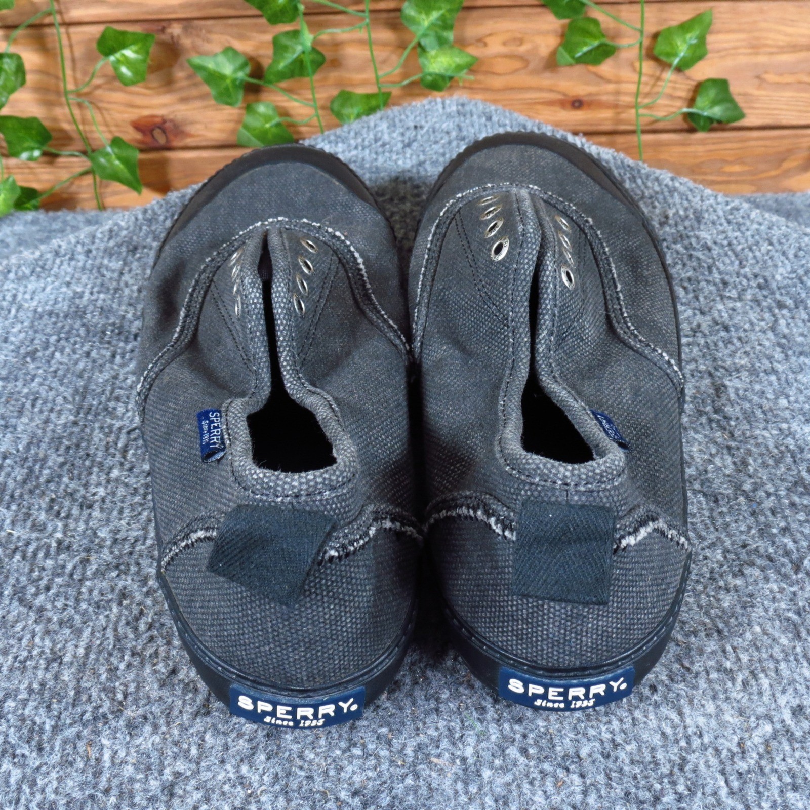 Sperry Paul Sayel Clew Women Casual Sneaker 8.5 Daily Wear Gray Fabric