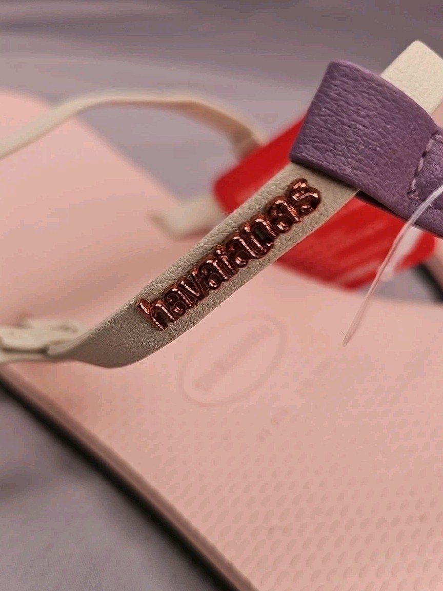 Havaianas You Rio Sandal Ballet Rose Ankle Strap Outdoor/Indoor Sz USA 12.5 CUTE