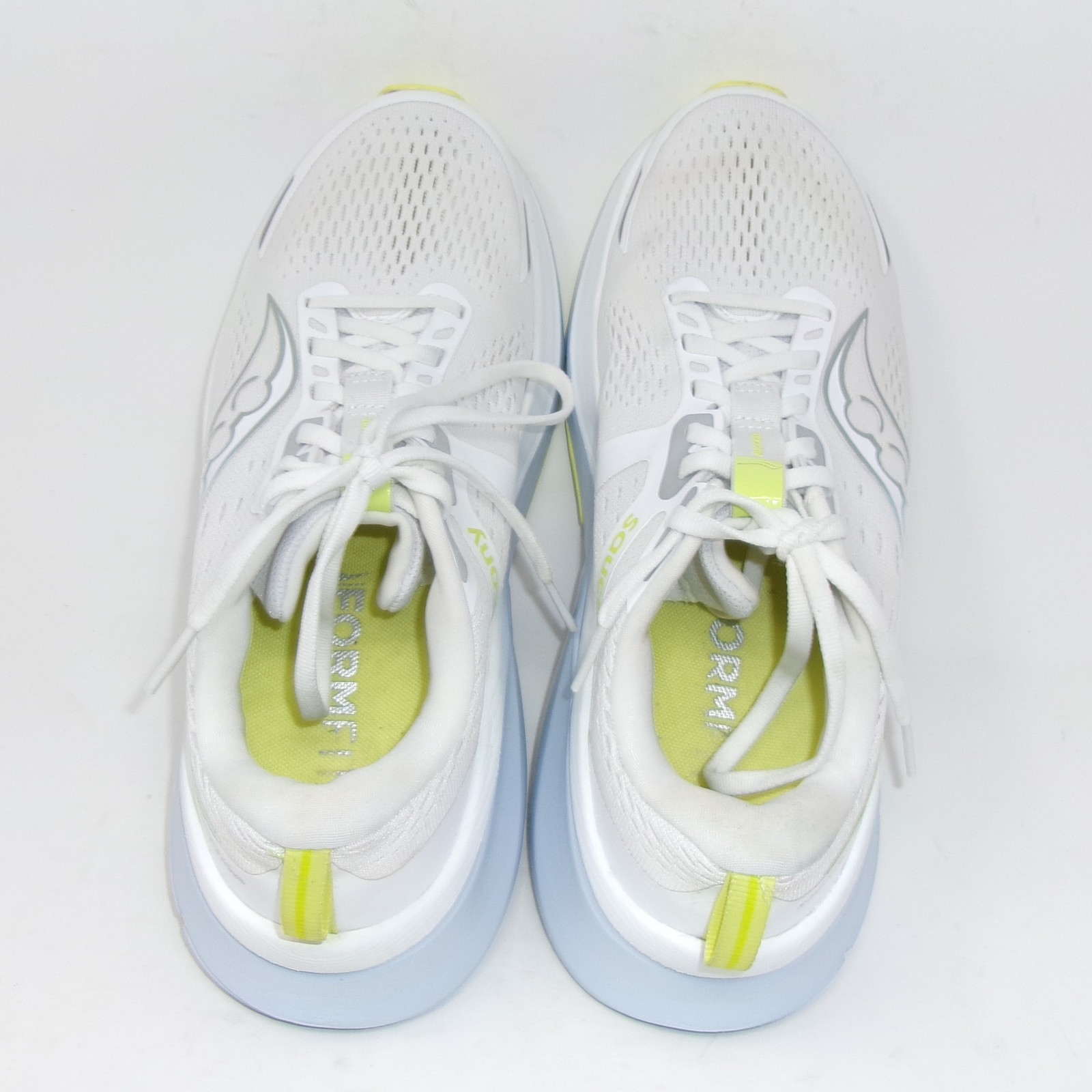 Saucony Women’s Guide 18 Running Shoes, White/Ice Melt, US 10.5 – GENTLY USED