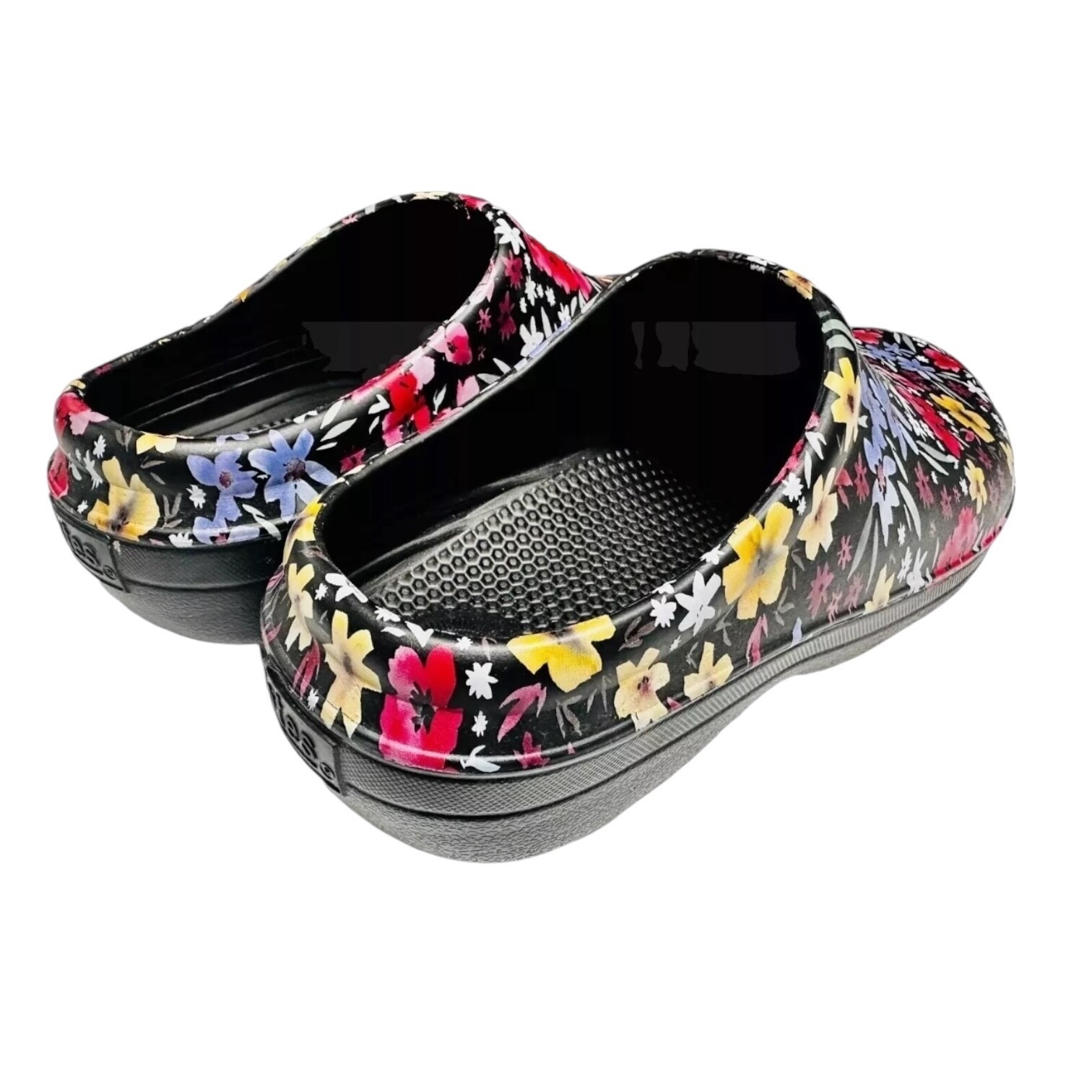 totes Women’s Ultra Tough Super Comfy Lightweight Size 10 Floral Gardening Clog