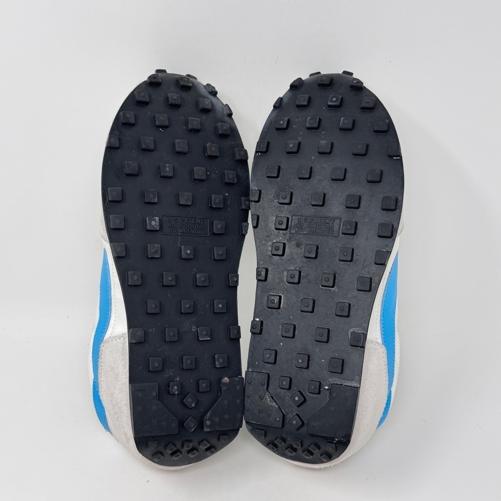 Nike Daybreak-Type Sneakers White/Gray with Blue Swoosh Size 8