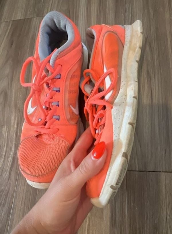 Nike Flex Trainer 4 Women’s Training Shoes Bright Mango Orange White