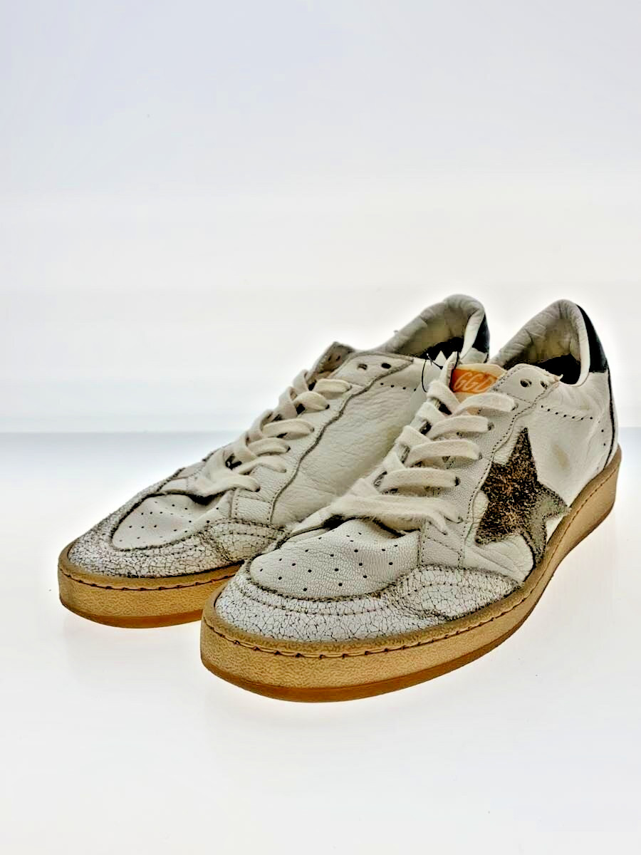 GOLDEN GOOSE GGDB BALLSTAR Sneakers EU:40 US:10 White Leather Shoes