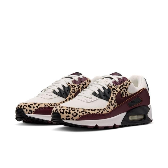 Nike WMNS Air Max 90 Leopard Burgundy IF1619-102 Women’s Size oki04