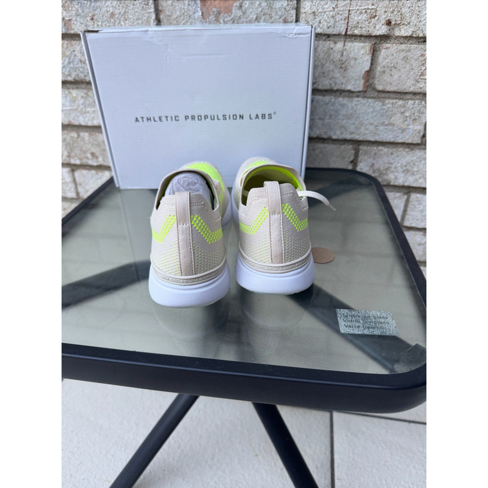 APL Women’s Sneakers Techloom Breeze (Neon Yellow/Beige) Size 8.5