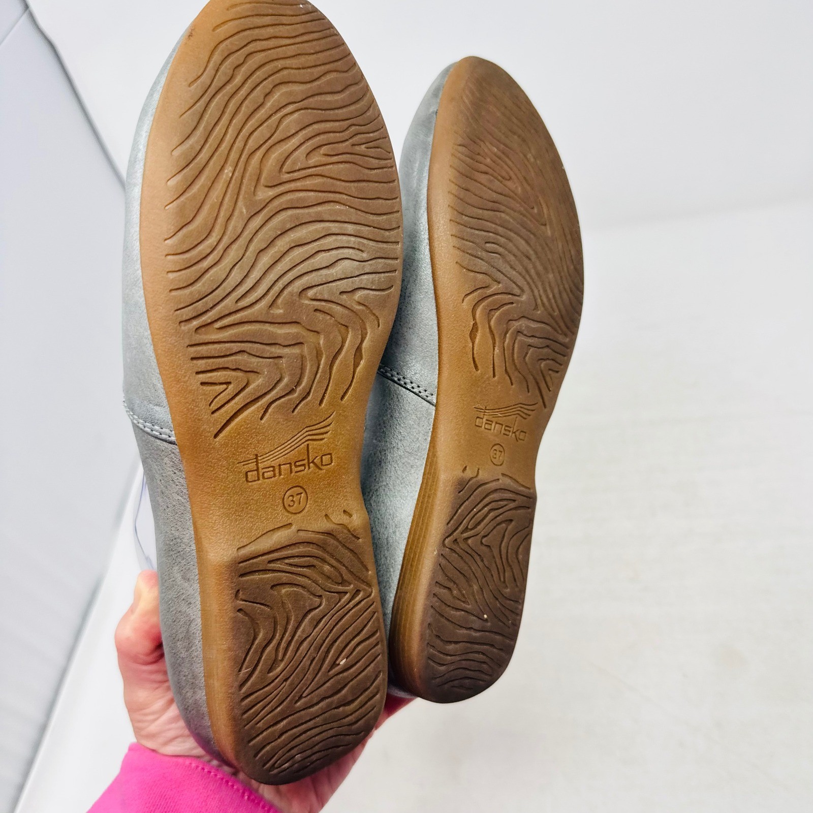 Dansko Leather Slip on Distressed Comfort Workwear Casual Size 37 Lagenlook