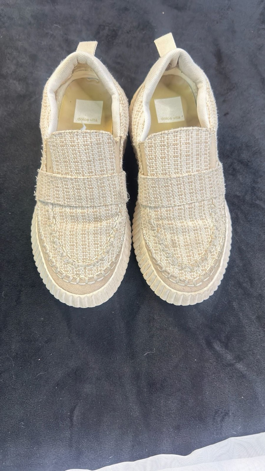 Dolce Vita Dayo Textured Slip-On Sneakers
