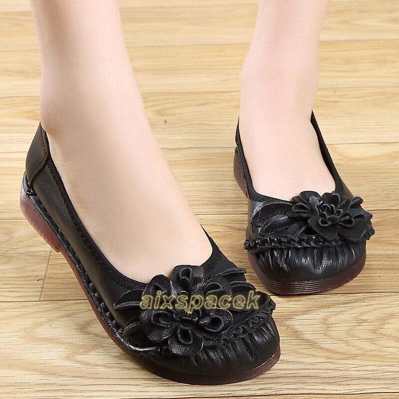 Women’s Flats Oxford Shoes Leather Loafers Ladies Moccasins Woman Flats Ladies