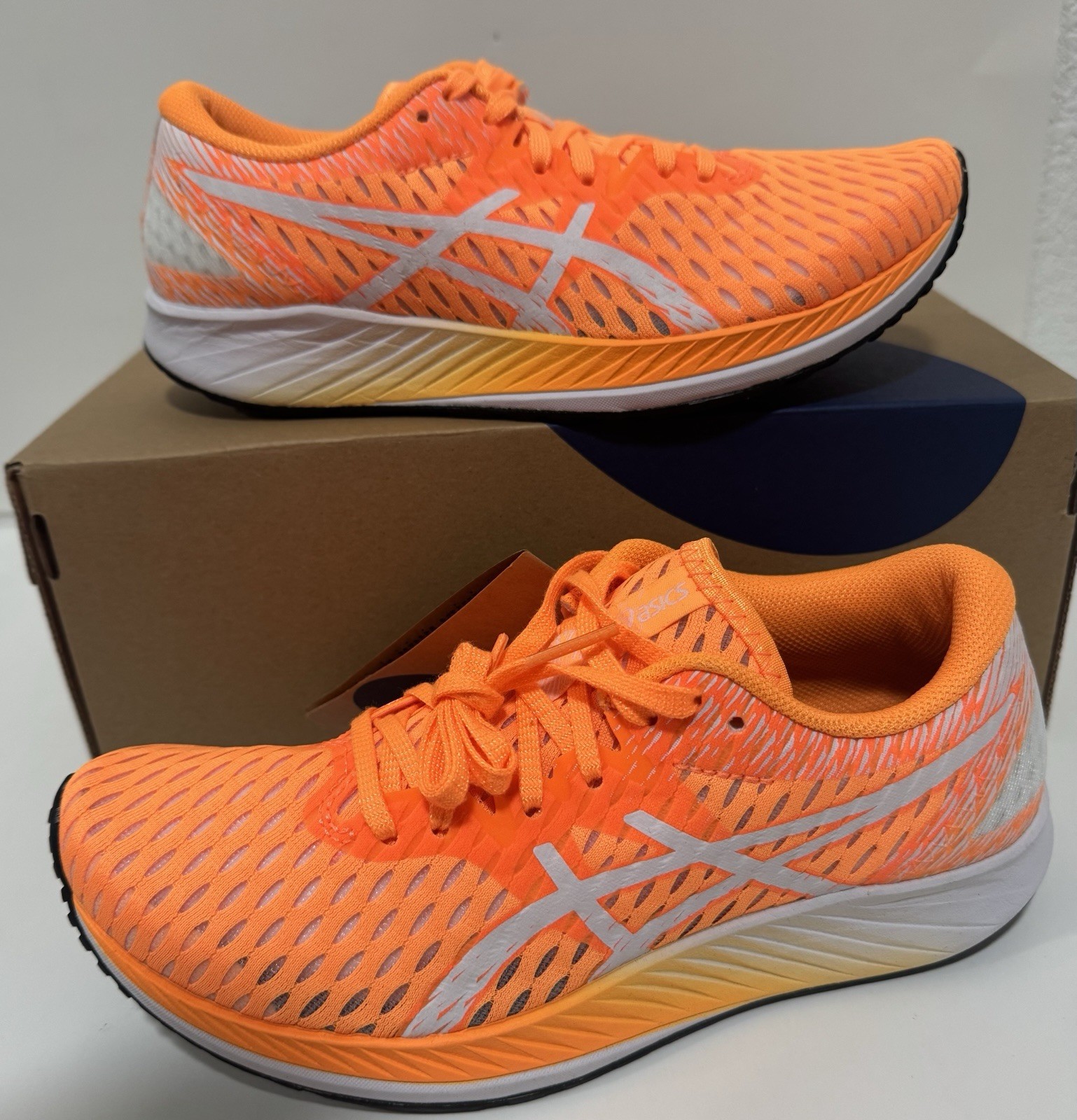 ASICS WOMEN’S HYPER SPEED ORANGE POP WHITE 1012A899-800 SHOES women size 12.0
