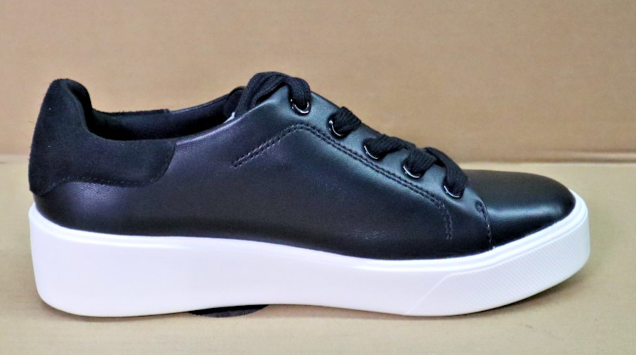 Naturalizer Morrison 2.0 Lace Up Leather Sneakers Black US Women’s Size 6.5W