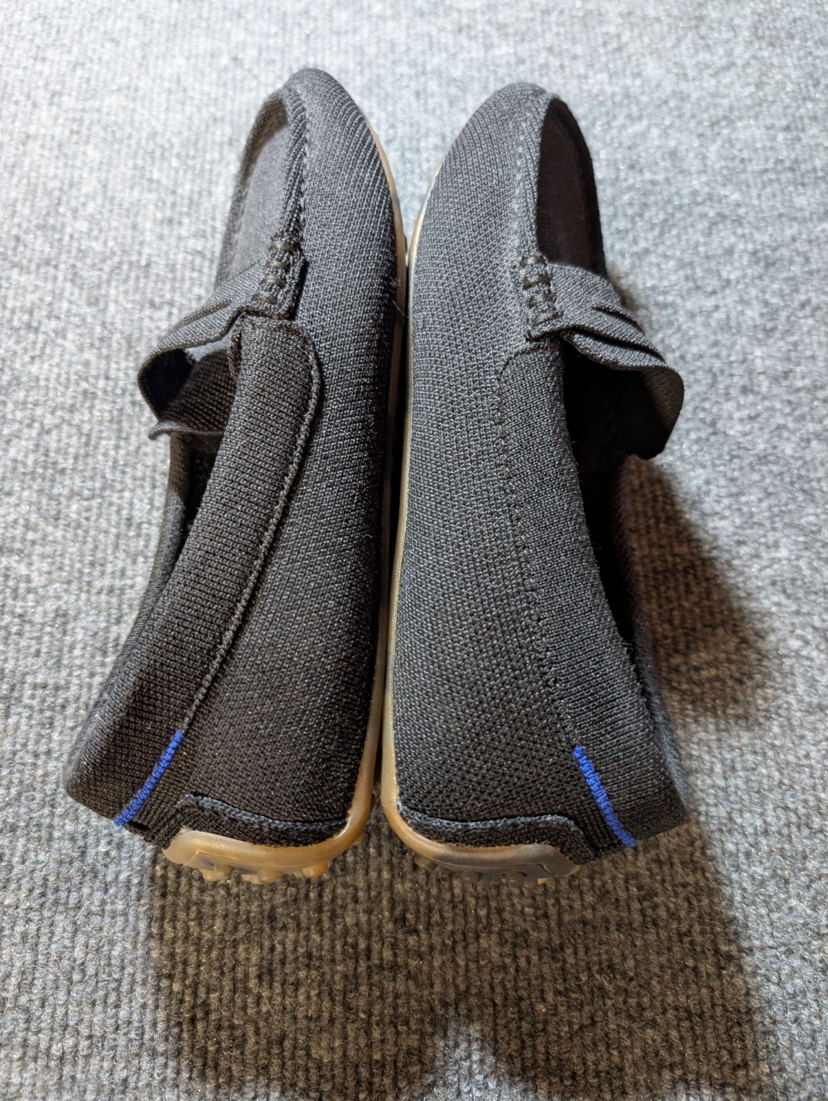 ROTHY’S The Daily Driver Loafers 303-001 Black Pegged Outsole Women’s Size 6.5