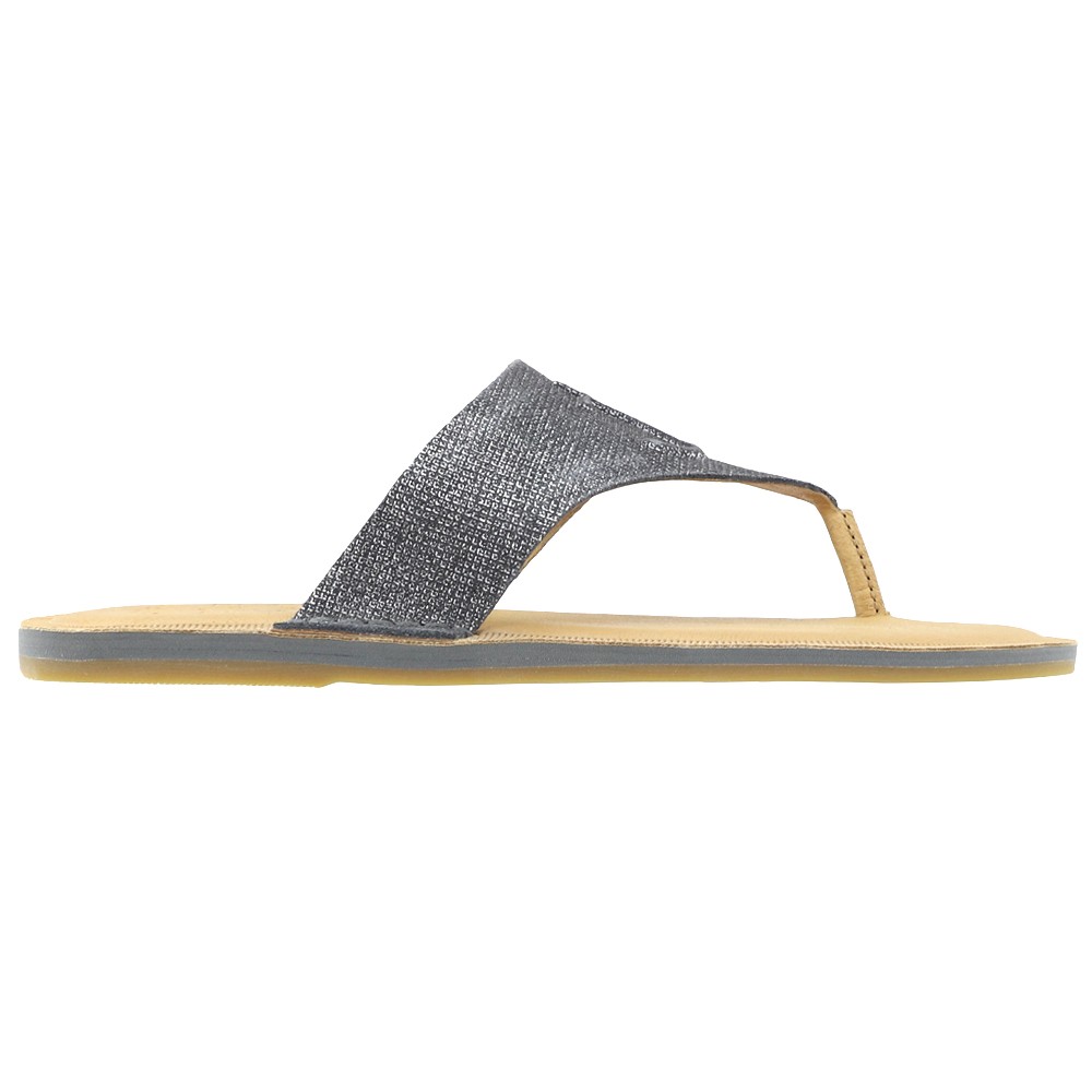 Sperry Seaport TStrap Womens Silver Casual Sandals STS85142