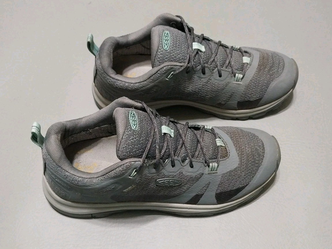 KEEN Terradora II Waterproof Hiking Shoes Women’s Size 9 Gray Lace-Up Sneakers