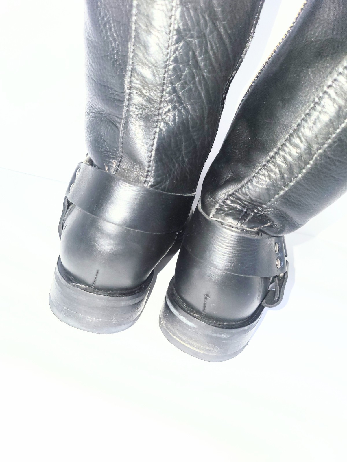 Frye Veronica Rare 2 Way Over The Knee Harness Moto Biker Riding Boots 7.5 B
