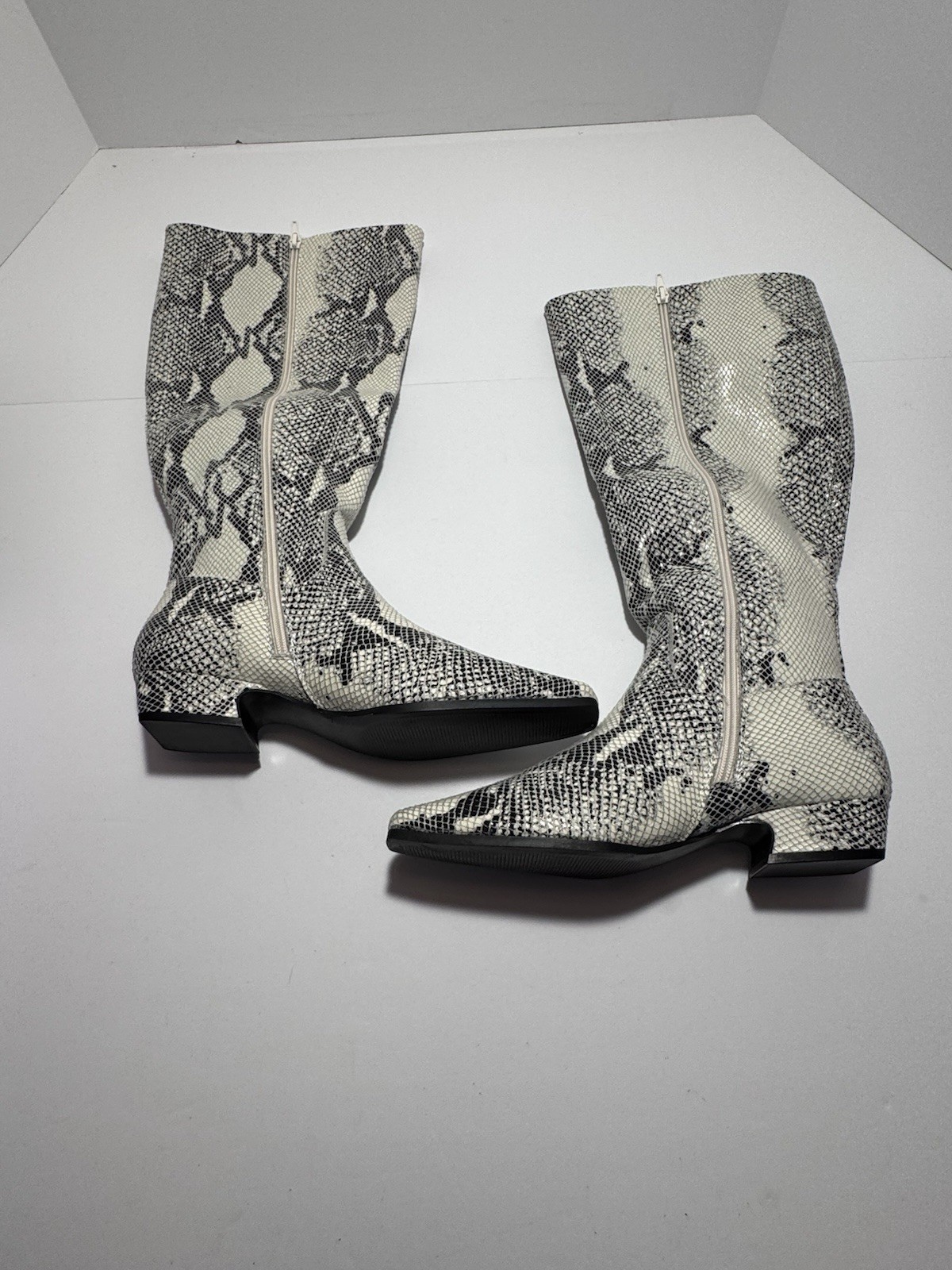 Madden Girl Womens Florance Black Knee-High Boots Shoes 9 Medium (B,M) BHFO 7469