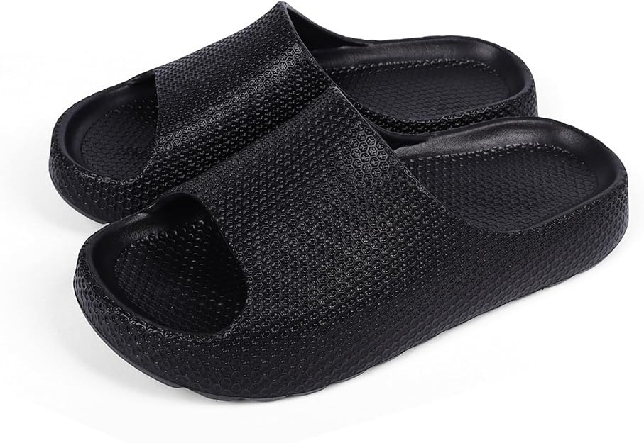 Unisex Ultra-Light Cloud Cushion Platform Slides Thick Sole Non-Slip EVA slippes