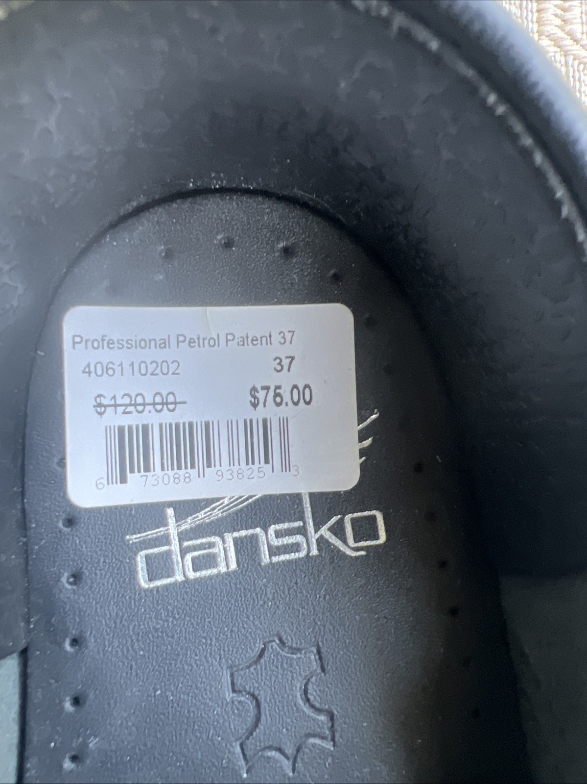 Dansko Professional Black Patent Leather Nurse Clog US 6.5 – 7 EU 37