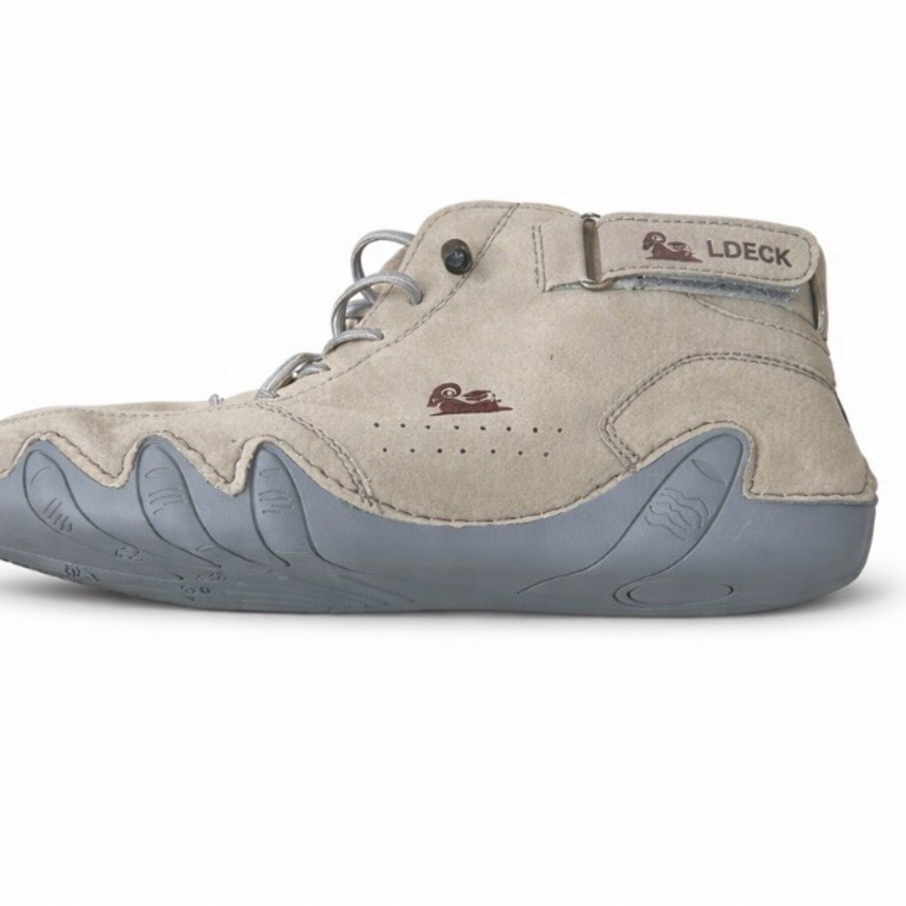 L.L. Bean LDECK High-Top Sneakers Italian Suede non-slip SZ 36 mens 4/womens 6