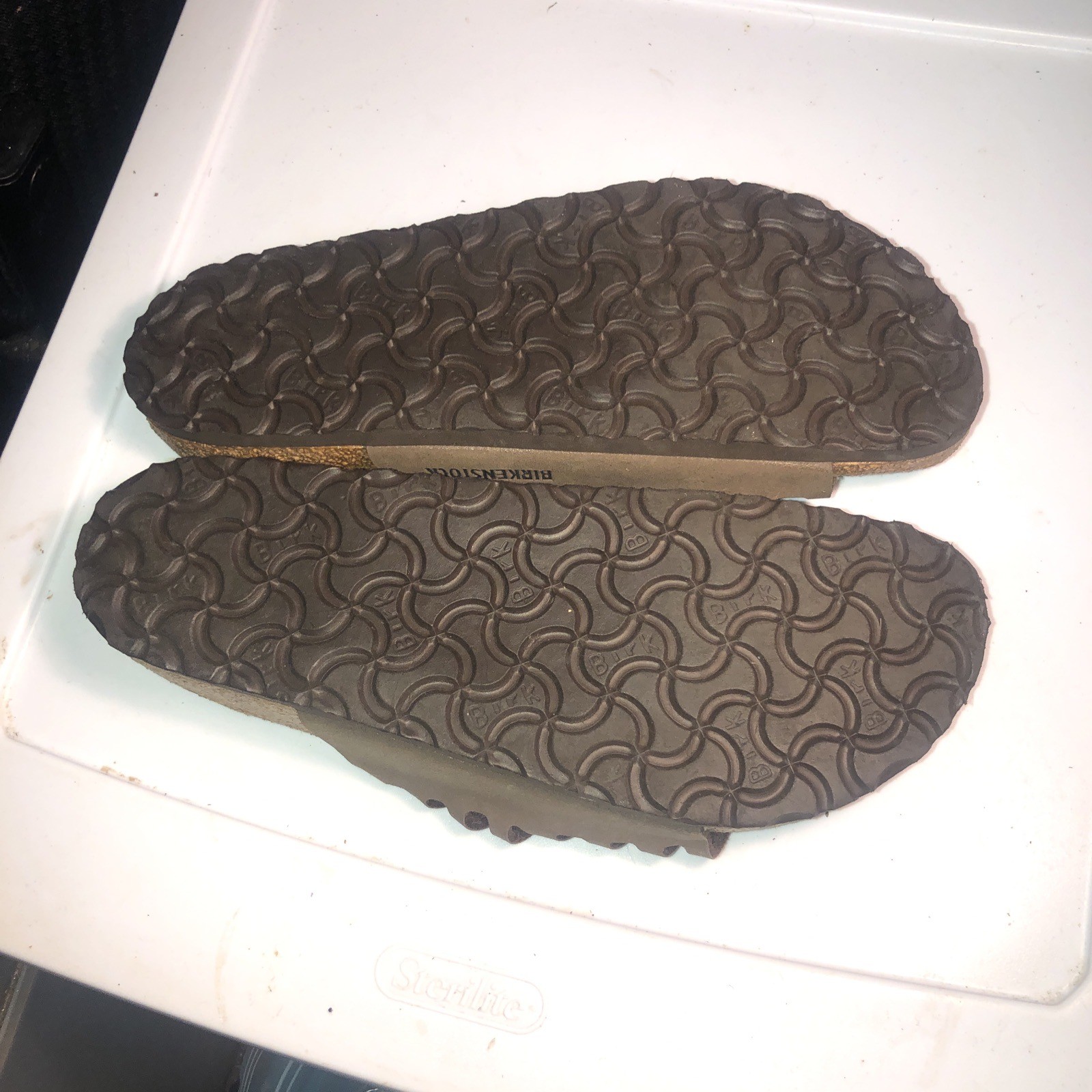 Birkenstock Granada Tobacco Brown Nubuck Cut Out Slide Sandal Womens EUR 40 USA