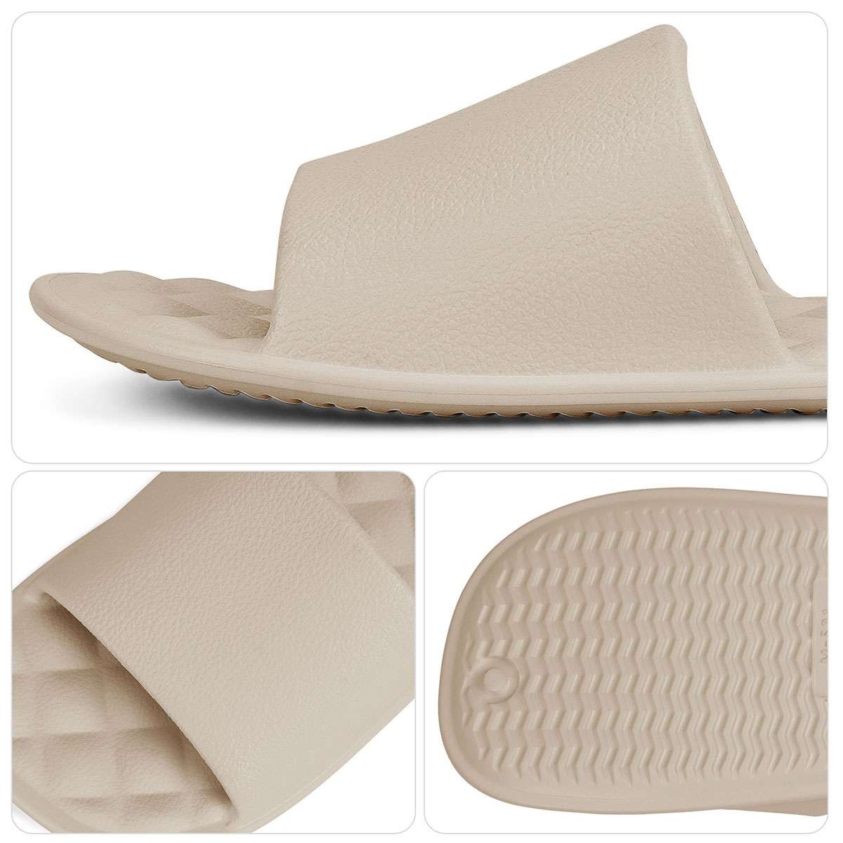Non Slip Shower Plastic Slippers Couple Unisex Indoor Hotel Bathroom Sandals EVA