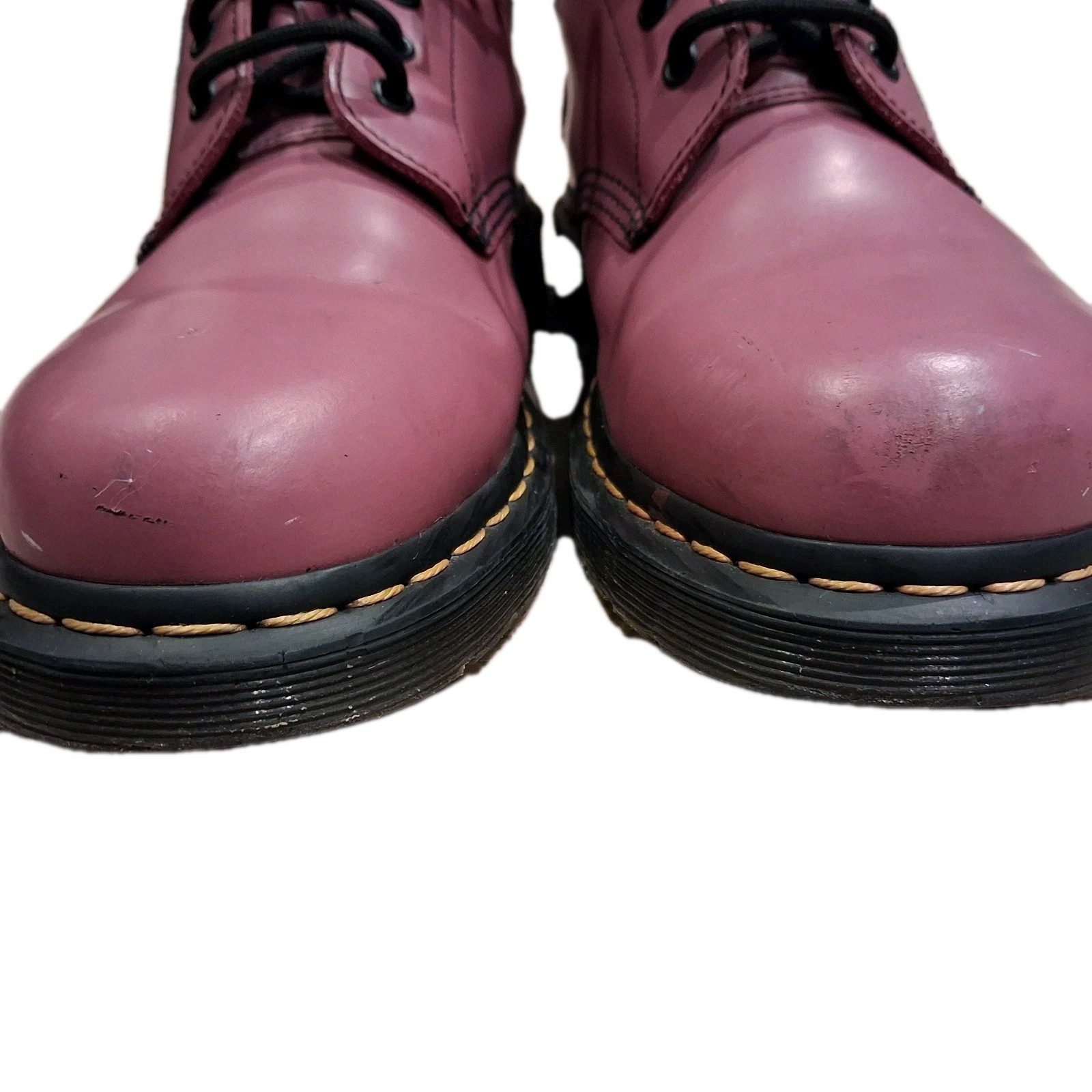 Dr Martens 1460 Womens US 11 Muted Purple Smooth Leather 8 Eye Combat Boots Pink