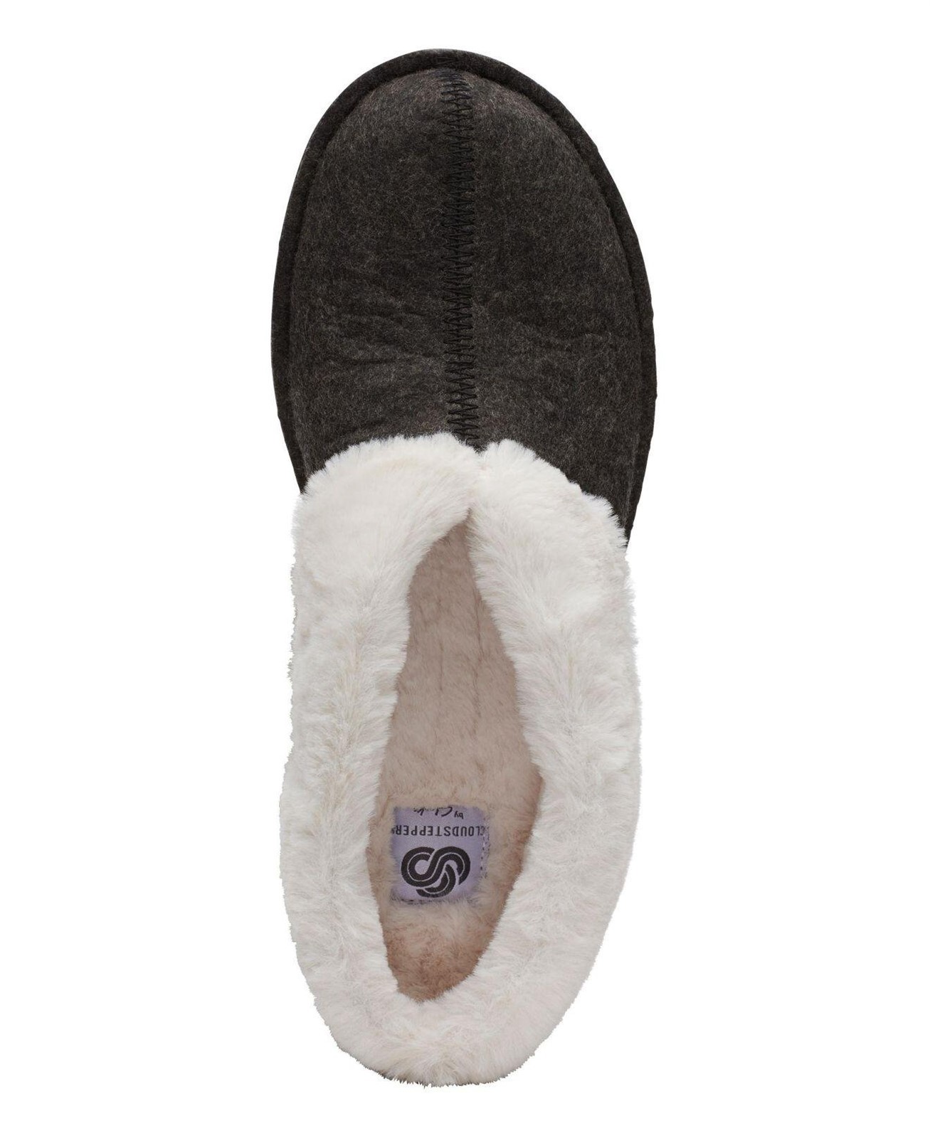NIB Clarks Cloudsteppers Step Flow Low Black Booties Slipper US 6 UK 3.5 EU 36