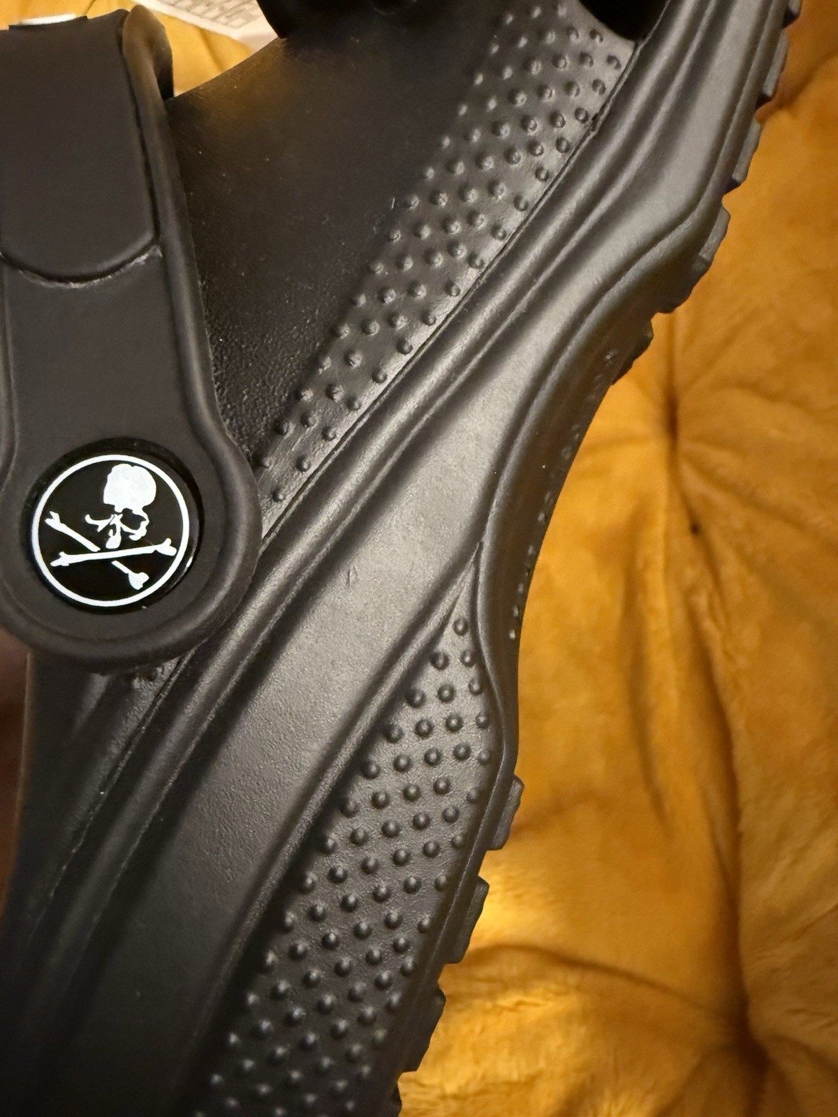 Crocs X Mastermind Classic Clog Skulls Black Size W8 / M6 New With Tag