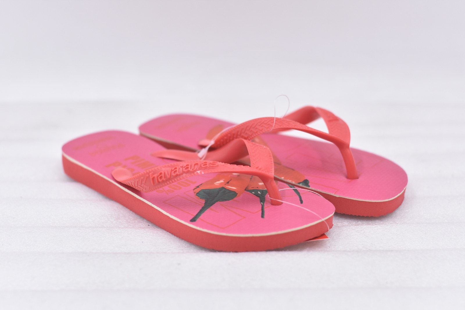 Womens Havaianas Classic Flip-Flop Sandals – Pink/Red Picante Size 6 (EU 37-38)