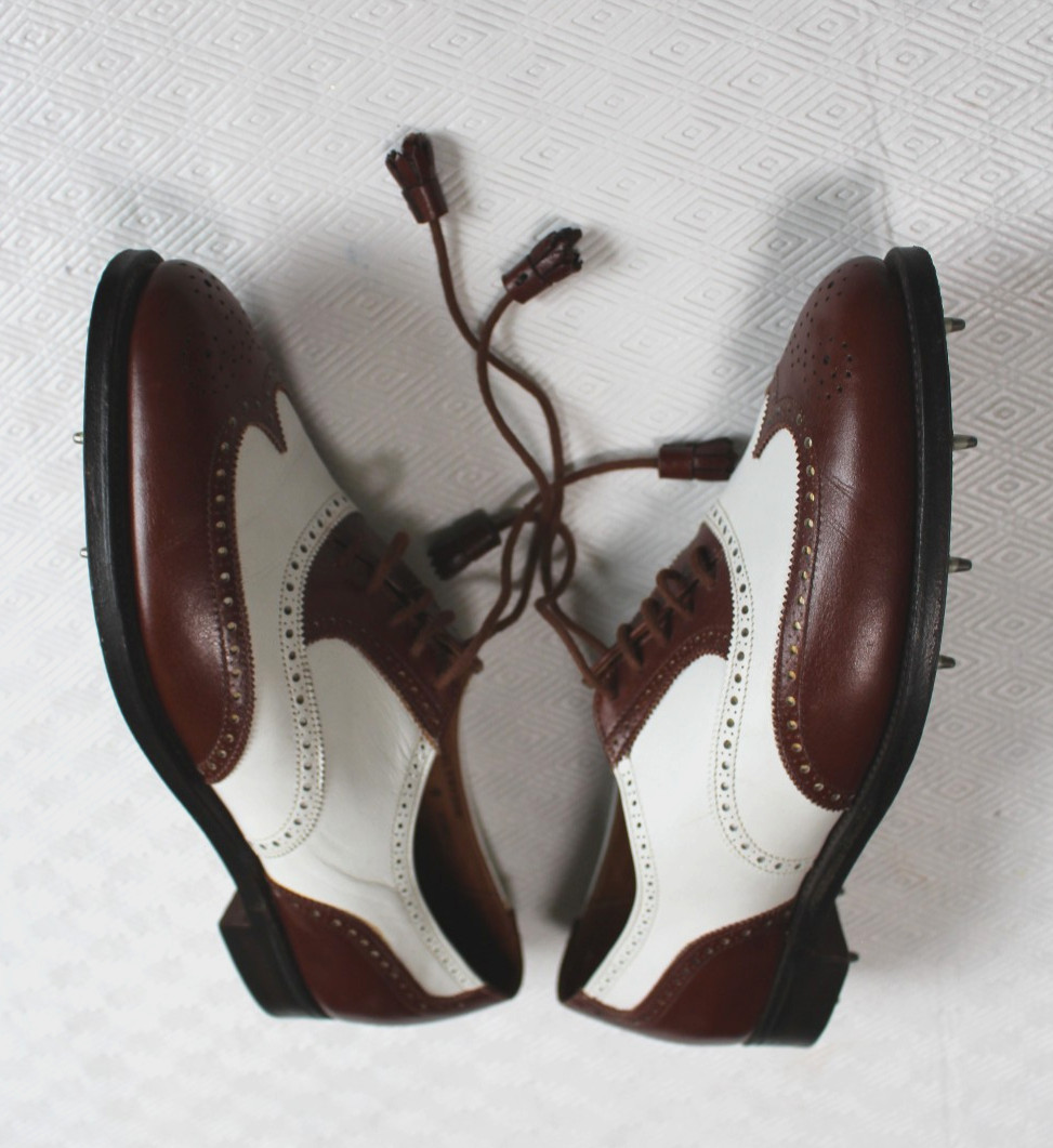 Harlestone Crockett &Jones Vintage Golf Shoes made in England Women’s US 9 B